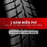 TẶNG THẺ VIP - MIỄN PHÍ VÁ LỐP 1 NĂM TẠI BRIDGESTONE THÁI BÌNH